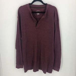 Mountain Ridge Thermal Shirt Waffle Knit Shirt XXL